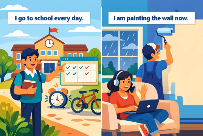 Present Simple en instrucciones y normas en inglés