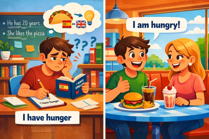 errores comunes del present simple en inglés