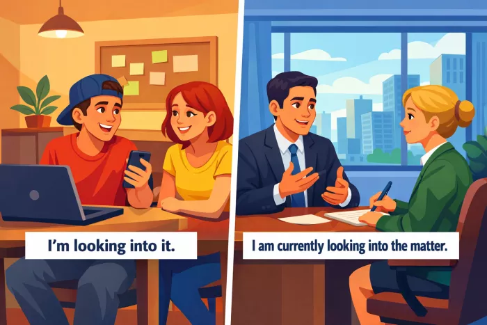 uso real del present continuous en inglés