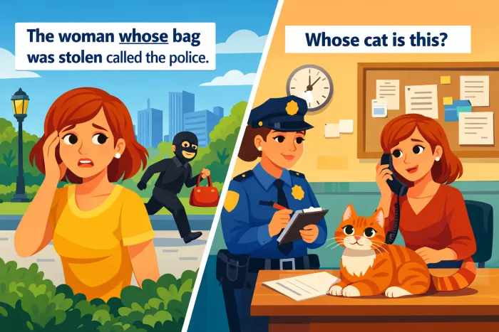 Pronombres relativos en inglés: uso de whose