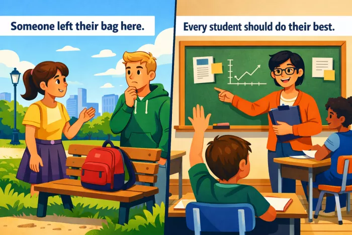 Singular they en inglés: uso y reglas