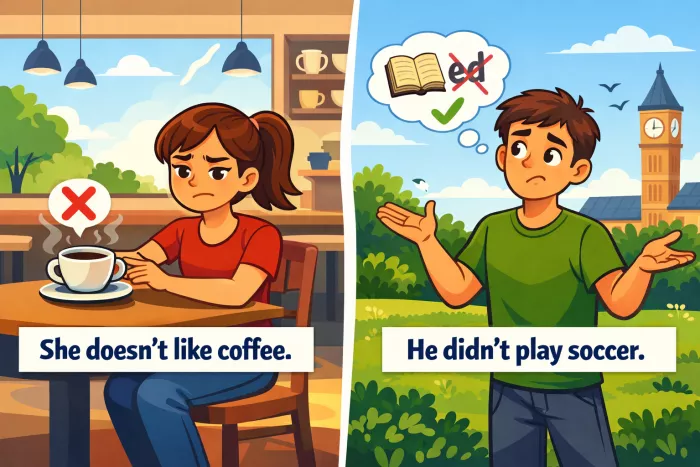 uso de do en oraciones negativas en inglés