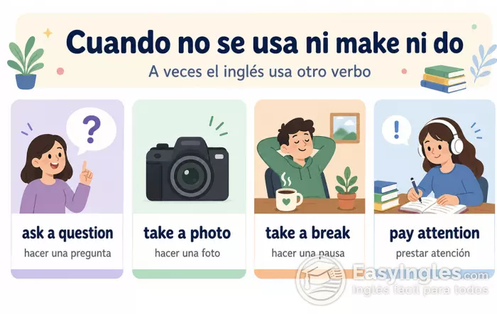 Verbos alternativos a make y do