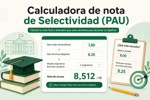 Calculadora de nota de Selectividad (PAU)