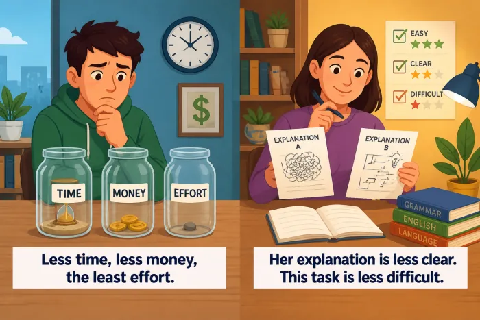 Comparativos y superlativos irregulares: good, bad, far, little