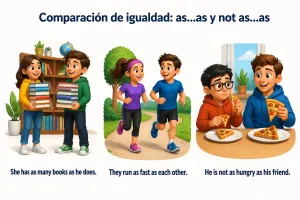 Comparación de igualdad: as...as y not as...as